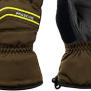 PICTURE OF PROSTORE GLOVES THERMALPEAK GLOVE BLACK YELLOW XS-3