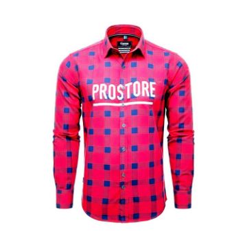 PROSTORE GLOVES - MICROFLEECE SHIRT PINK BLACK S-1