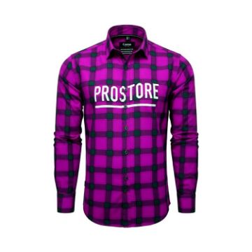 PROSTORE GLOVES - MICROFLEECE SHIRT PURPLE BLACK S-1
