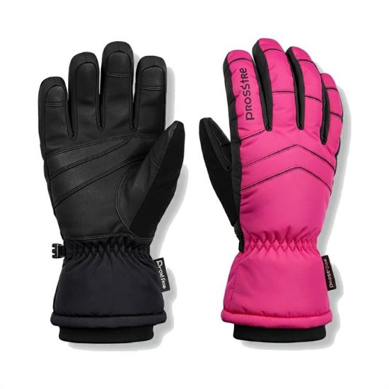 PICTURE OF PROSTORE GLOVES AVALANCHE PRO GLOVE PINK BLACK S-1