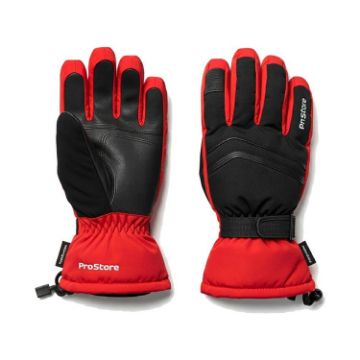 PROSTORE GLOVES - GLACIER PRO MITT RED BLACK S-1