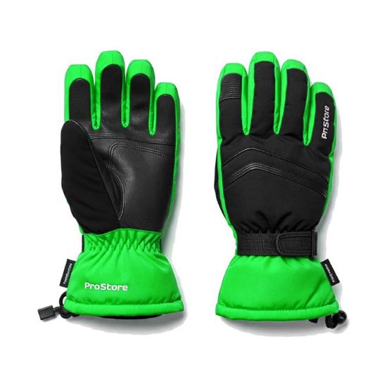 PICTURE OF PROSTORE GLOVES GLACIER PRO MITT GREEN BLACK S-1