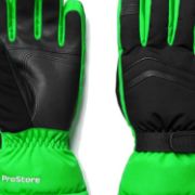 PICTURE OF PROSTORE GLOVES GLACIER PRO MITT GREEN BLACK S-2