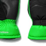 PICTURE OF PROSTORE GLOVES GLACIER PRO MITT GREEN BLACK S-3