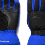 PICTURE OF PROSTORE GLOVES GLACIER PRO MITT BLUE BLACK S-2