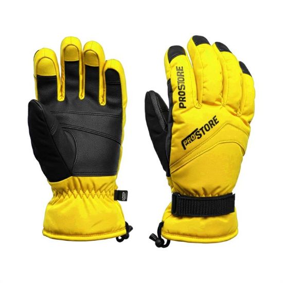 PICTURE OF PROSTORE GLOVES PEAKTHERM MITT YELLOW BLACK M-1