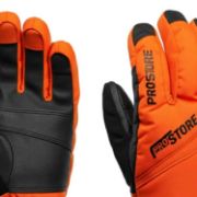 PICTURE OF PROSTORE GLOVES PEAKTHERM MITT ORANGE BLACK XS-4