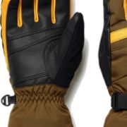 PICTURE OF PROSTORE GLOVES POWDERCORE GLOVE BROWN YELLOW BLACK XS-5