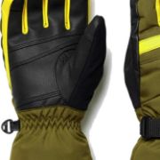 PICTURE OF PROSTORE GLOVES POWDERCORE GLOVE GREEN YELLOW BLACK XS-5