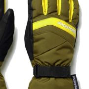 PICTURE OF PROSTORE GLOVES POWDERCORE GLOVE GREEN YELLOW BLACK XS-6