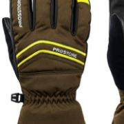 PICTURE OF PROSTORE GLOVES THERMALPEAK GLOVE BLACK YELLOW XS-5