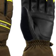 PICTURE OF PROSTORE GLOVES THERMALPEAK GLOVE BLACK YELLOW XS-6