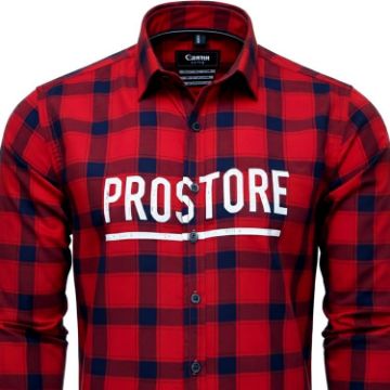 PROSTORE GLOVES - MICROFLEECE SHIRT RED BLACK S-4