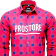 PICTURE OF PROSTORE GLOVES MICROFLEECE SHIRT PINK BLACK S-4