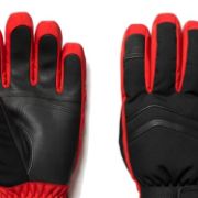 PICTURE OF PROSTORE GLOVES GLACIER PRO MITT RED BLACK S-4