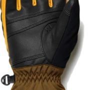 PICTURE OF PROSTORE GLOVES POWDERCORE GLOVE BROWN YELLOW BLACK XS-9