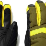 PICTURE OF PROSTORE GLOVES POWDERCORE GLOVE GREEN YELLOW BLACK XS-7