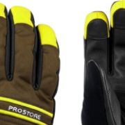 PICTURE OF PROSTORE GLOVES THERMALPEAK GLOVE BLACK YELLOW XS-7