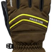 PICTURE OF PROSTORE GLOVES THERMALPEAK GLOVE BLACK YELLOW XS-9