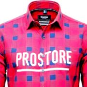 PICTURE OF PROSTORE GLOVES MICROFLEECE SHIRT PINK BLACK S-7