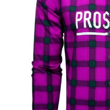 PROSTORE GLOVES - MICROFLEECE SHIRT PURPLE BLACK S-9