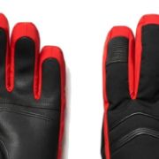 PICTURE OF PROSTORE GLOVES GLACIER PRO MITT RED BLACK S-7