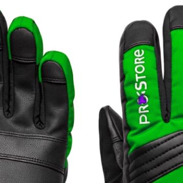 PROSTORE GLOVES - FROSTEDGE MITT GREEN BLACK S-7