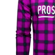 PICTURE OF PROSTORE GLOVES MICROFLEECE SHIRT PURPLE BLACK M-9