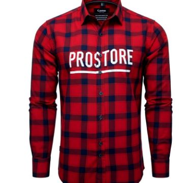 PROSTORE GLOVES - MICROFLEECE SHIRT RED BLACK S-10