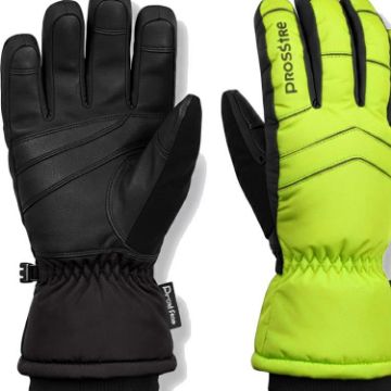 PROSTORE GLOVES - GLACIER SHIELD GLOVE YELLOW BLACK S-10