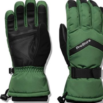 PROSTORE GLOVES - ICEVENTURE MITT GREEN BLACK M-10