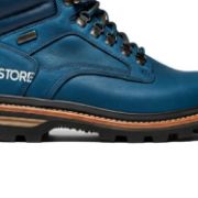 PICTURE OF PROSTORE MOUNTAIN TRAIL TITAN HIKING FOOTWEAR BLUE ORANGE 3.5-3