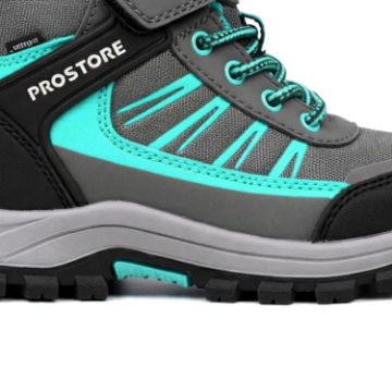 PROSTORE MOUNTAIN - SUMMITSTORM JUNIOR HIKING FOOTWEAR GREY TURQUOISE BLACK 24-3