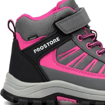 PROSTORE MOUNTAIN - SUMMITSTORM JUNIOR HIKING FOOTWEAR PINK GREY BLACK 24-5