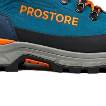 PROSTORE MOUNTAIN - PEAK PURSUIT HIKING FOOTWEAR BLUE ORANGE 6-8
