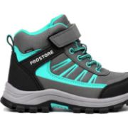 PICTURE OF PROSTORE MOUNTAIN SUMMITSTORM JUNIOR HIKING FOOTWEAR GREY TURQUOISE BLACK 24-10