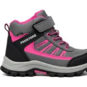 PICTURE OF PROSTORE MOUNTAIN SUMMITSTORM JUNIOR HIKING FOOTWEAR PINK GREY BLACK 24-10