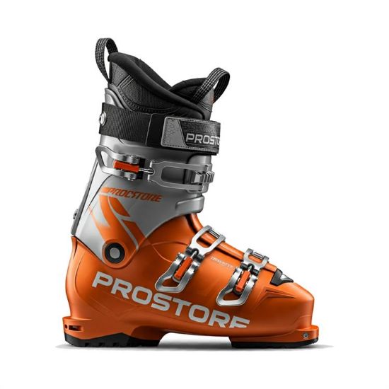 PICTURE OF PROSTORE SKI BOOTS AWESOMESAUCE SKIING ORANGE SILVER BLACK 265-1