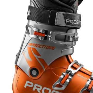 PROSTORE SKI BOOTS - AWESOMESAUCE SKI BOOTS ORANGE SILVER BLACK 265-5