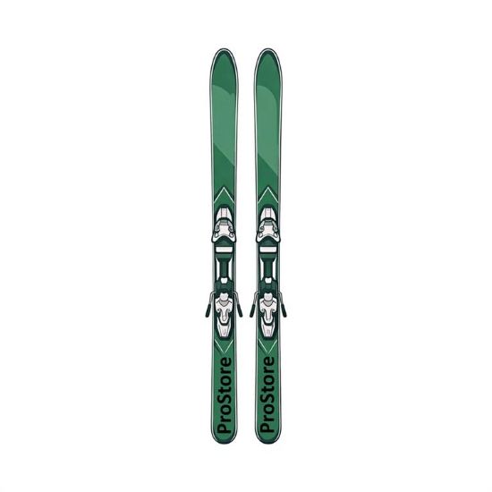 PICTURE OF PROSTORE SKIS RAPTOR SKIS GREEN 156-1