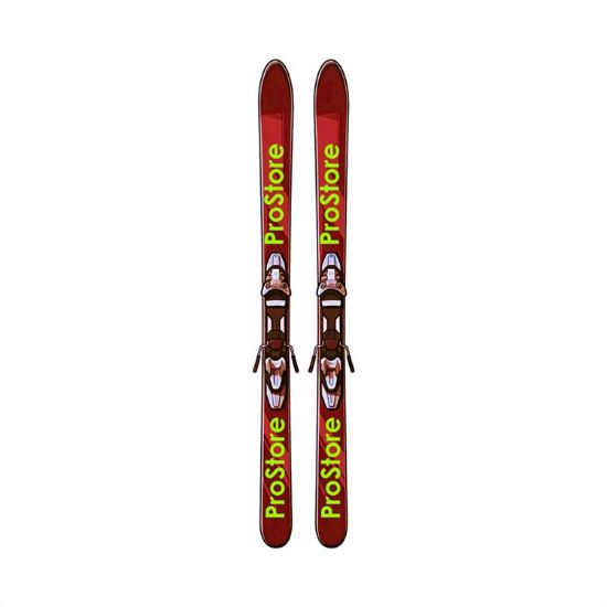 PICTURE OF PROSTORE SKIS STAR PRO SKIS RED 164-1