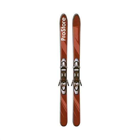 PICTURE OF PROSTORE SKIS RENEGADE SKIS RED 164-1