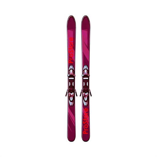 PICTURE OF PROSTORE SKIS SUMMIT SKIS PINK 152-1