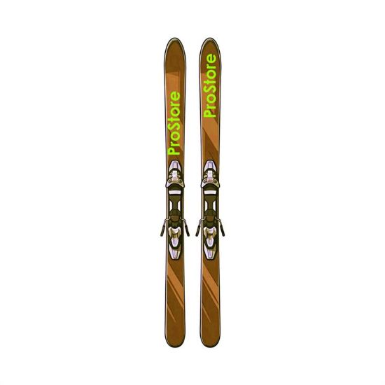 PICTURE OF PROSTORE SKIS RENEGADE SKIS BROWN 164-1