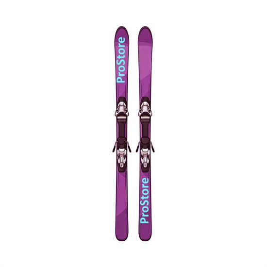 PICTURE OF PROSTORE SKIS WOLF SKIS MAUVE 172-1