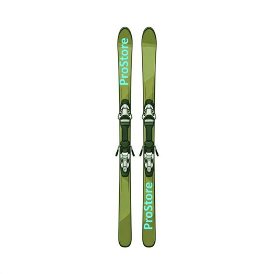 PICTURE OF PROSTORE SKIS WOLF SKIS GREEN 172-1