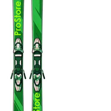 PROSTORE SKIS - STAR 2 SKIS GREEN 188-6