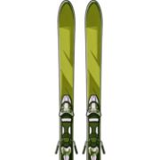 PICTURE OF PROSTORE SKIS RENEGADE SKIS GREEN YELLOW 164-4