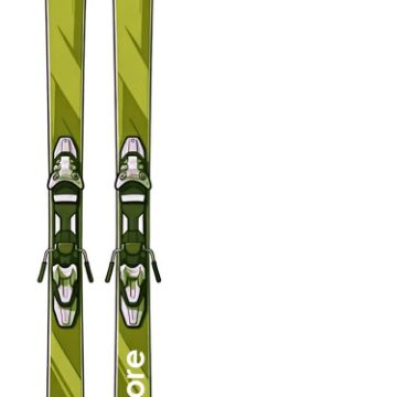 PROSTORE SKIS - RENEGADE SKIS GREEN YELLOW 164-6
