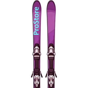PROSTORE SKIS - WOLF SKIS MAUVE 172-4
